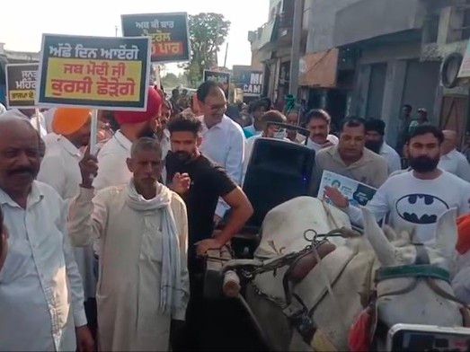 पठानकोट में कांग्रेस की बैलगाड़ी रैली:  पूर्व विधायक जोगिंदर पाल ने महंगाई पर भाजपा को घेरा, बोले-सड़क से लेकर सदन तक करेंगे संघर्ष – Pathankot News