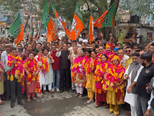 हिमाचल में सत्ता का सेमिफाइनल BJP जीती:  4 में से 3 निगम पर कब्जा; कांग्रेस से छीने धर्मशाला-सोलन, मंडी में एक पार्षद जीत सकी कांग्रेस – Shimla News