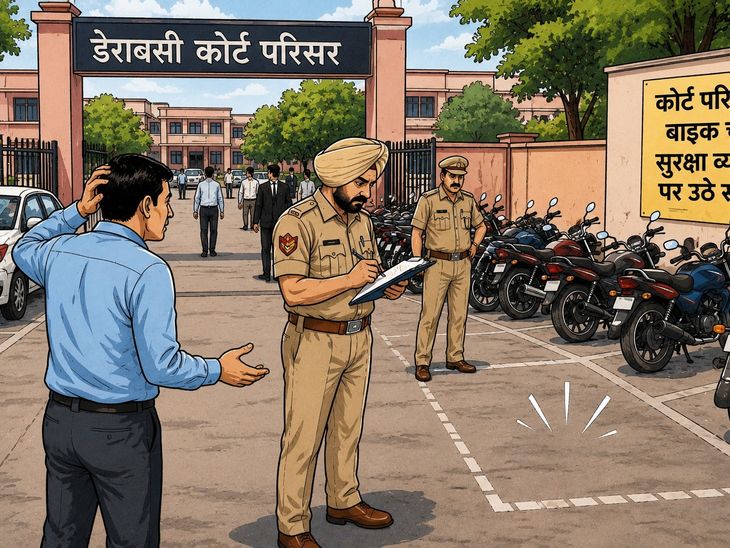 मोहाली कोर्ट परिसर से कर्मचारी की बाइक चोरी:  पार्किंग में खड़ी करके ड्यूटी पर गया था, लौटा तो मिली गायब, सुरक्षा व्यवस्था पर उठे सवाल – Mohali News