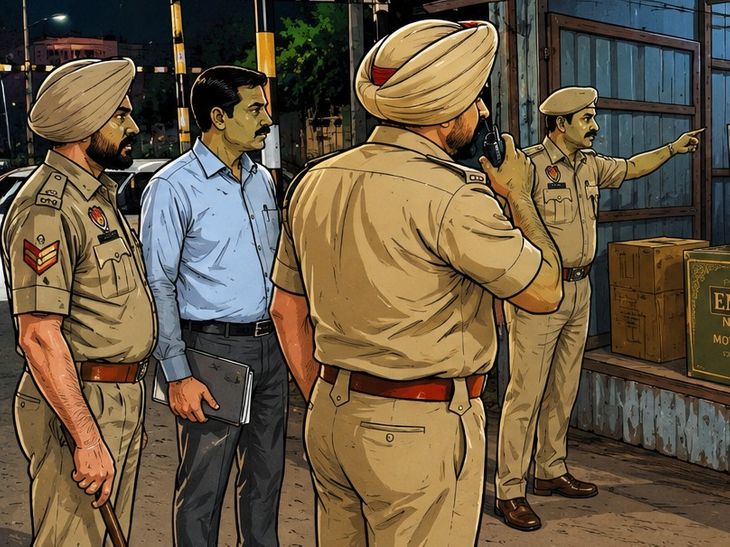 CIA स्टाफ बनकर बदमाशों ने ज्वेलर्स से 5 लाख वसूले:  हथकड़ी लगाकर स्कॉर्पियो में बैठाया, चोरी का माल खरीदने की धमकी दी – Mohali News