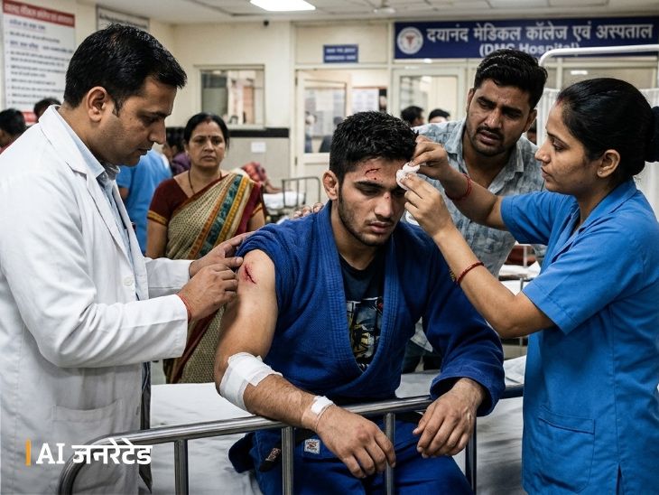 लुधियाना में जूडो प्लेयर से लूट:  तेजधार हथियारों से किया हमला, दोस्त को DMC ले जाते समय वारदात; बाइक ले गए लुटेरे – Ludhiana News
