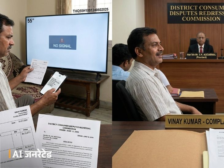 कंपनी को देना होगा नया टीवी या करानी होगी मरम्मत:  कंज्यूमर फोरम का फैसला, 10 हजार रुपए जुर्माना भी चुकाना होगा – Mohali News