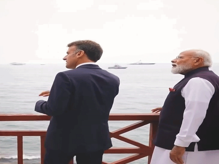 पंजाबी गीत के फैन हुए राष्ट्रपति मैक्रों:  PM मोदी के साथ ‘आरी आरी’ पर शेयर की रील, लोग बोले- फ्रांस में भी चल रही धुरंधर – Pathankot News