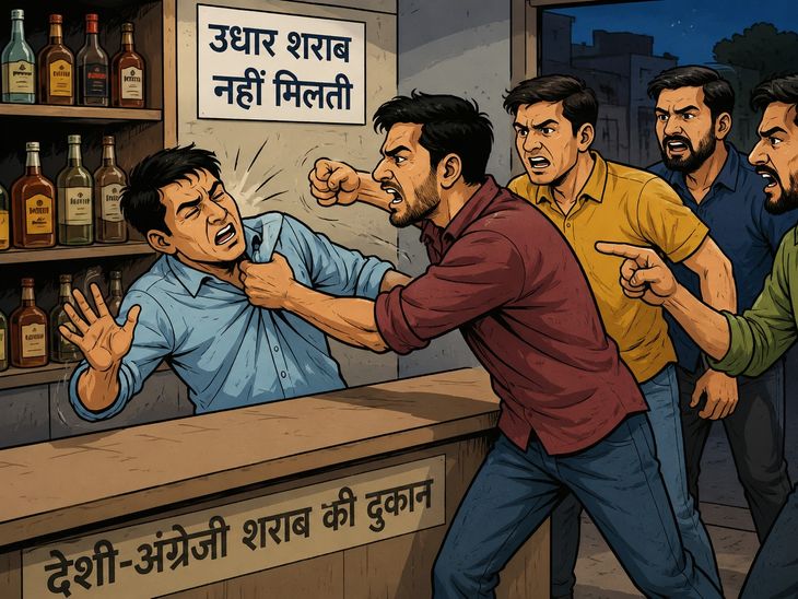 मोहाली में उधार शराब न देने पर सेल्समैन से मारपीट:  शोर मचाने पर लोग जुटे तो भागे आरोपी, दो नामजद सहित 5-6 अज्ञात लोगों पर केस – Mohali News