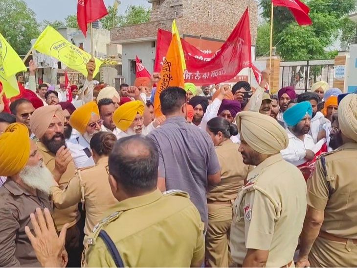 संगरूर में बिजली कर्मचारियों ने मुख्यमंत्री की कोठी घेरी:  पंजाब सरकार पर वादा तोड़ने का आरोप, 21-22 को प्रदेश में ब्लैक आउट की चेतावनी – Sangrur News