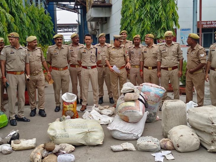 
                 9 करोड़ 32 लाख के मादक पदार्थ नष्ट:बहराइच में विभिन्न थाना क्षेत्रों से हुई थी बरामदगी 
            