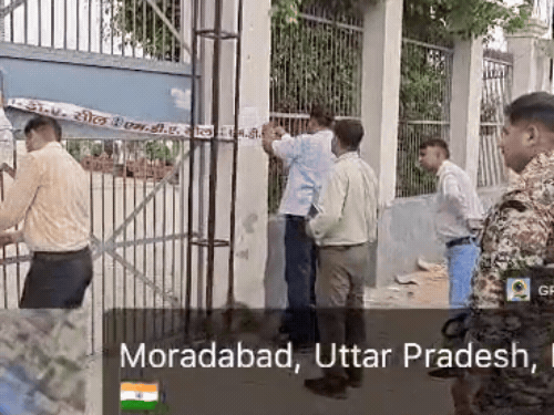 मुरादाबाद में MDA की सख्ती; दो अवैध मैरिज हॉल और 18 दुकानें सील