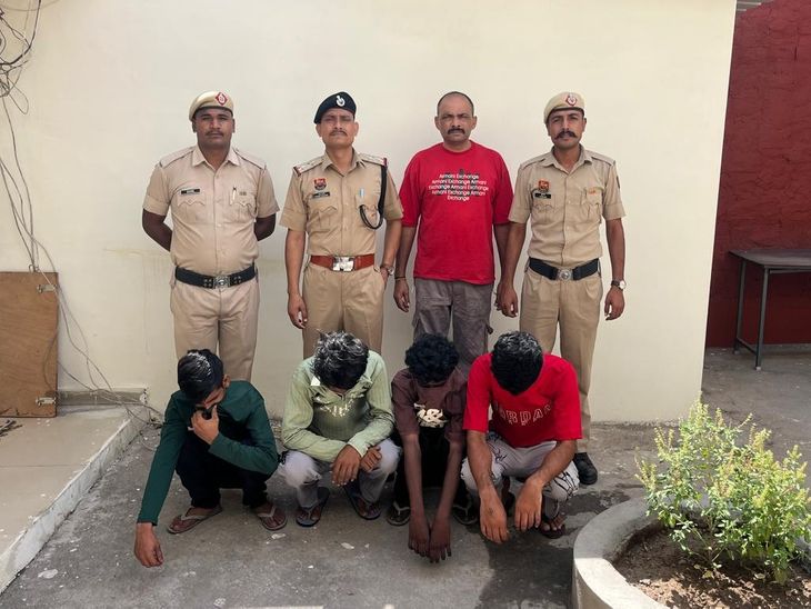 घग्गर में अवैध खनन रोकने पहुंची पंचकूला पुलिस पर हमला:  ट्रैक्टर से जिप्सी को मारी टक्कर, एक सिपाही घायल, 4 आरोपी गिरफ्तार – Panchkula News
