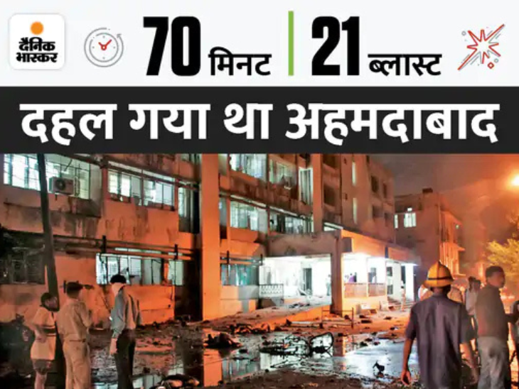 अहमदाबाद सीरियल ब्लास्ट केस में 38 दोषियों की फांसी बरकरार:  गुजरात हाईकोर्ट का फैसला, 11 को उम्रकैद; 18 साल पहले 70 मिनट में 21 धमाके हुए थे