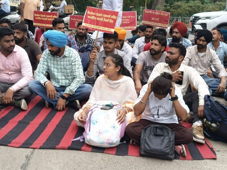 पटियाला में डिप्लोमा डिग्री एसोसिएशन का हल्ला बोल:  PSPCL हेड ऑफिस के सामने किया प्रदर्शन; भर्ती नीति पर उठाए सवाल – Patiala News