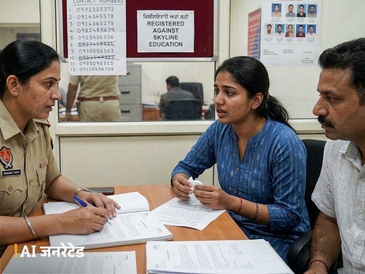 केरल की युवती से कनाडा भेजने के नाम पर ठगी:  फर्जी वर्क परमिट-नकली ऑफर से ठगे 1.87 लाख; बचने के लिए 12 फोन नंबर बदले – Mohali News