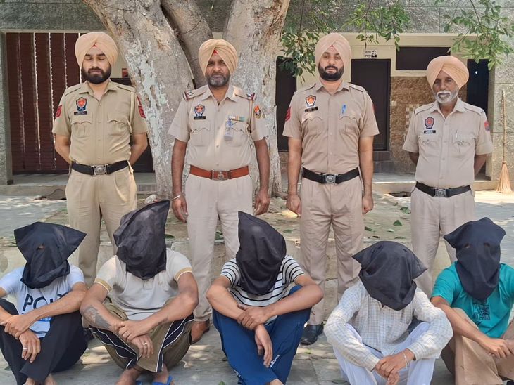 फरीदकोट में लूटपाट गिरोह के 5 बदमाश गिरफ्तार:  सुनसान जगह बैठकर बना रहे थे प्लान, कृपाण-गंडासा बरामद; 3 पर पहले भी 18 केस – Faridkot News