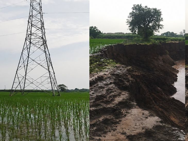 मोहाली में घग्गर नदी का जलस्तर बढ़ने से कटाव बढ़ा:  हाई-वोल्टेज बिजली टावर पर संकट, आपूर्ति ठप होने का खतरा; निरीक्षण की मांग – Mohali News