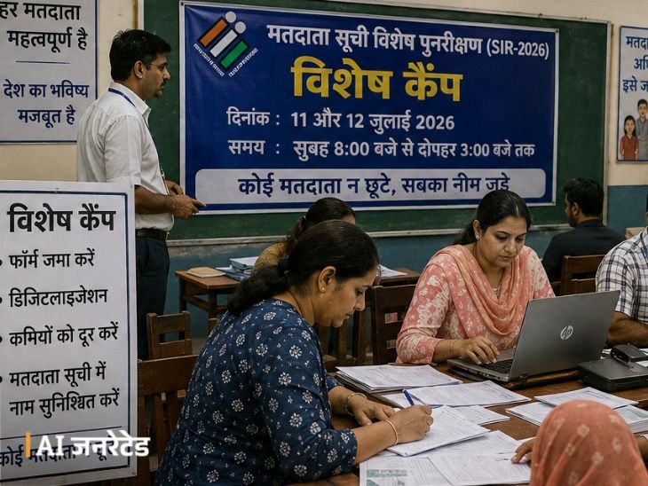 पंजाब के स्कूलों में आज और कल लगेंगे SIR कैंप:  मतदाता सूची पुनरीक्षण को रफ्तार देने का फैसला, सरकारी/एडेड स्कूलों में बैठेंगे BLO – Pathankot News