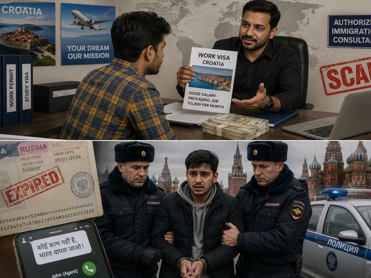 पठानकोट के युवक से क्रोएशिया भेजने के नाम पर ठगी:  4 लाख की धोखाधड़ी, रशिया में पुलिस में पकड़ा, 7 महीने बाद मामला दर्ज – Pathankot News