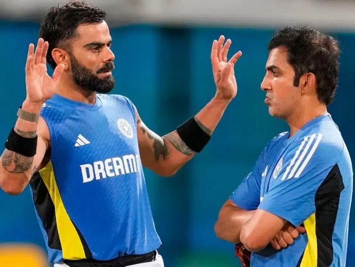 क्या कोहली और गंभीर के बीच बातचीत बंद?:  दावा- ट्रेनिंग में दूर-दूर दिखे, कोटक ने मैसेज पास किए; अनबन की अटकलें तेज