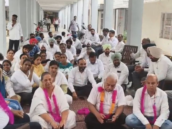 मानसा में LADC हटाने की मांग पर वकील भूख हड़ताल:  सरकार ने ध्यान न दिया तो प्रदर्शन तेज होगा, बोले- नई व्यवस्था से कुछ वकीलों तक सीमित हुआ काम – Mansa News