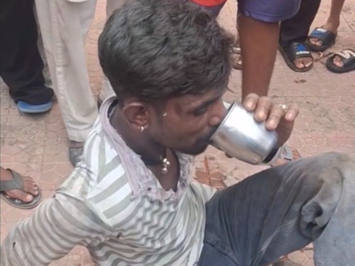 जगराओं में NRI की कोठी में चोरी करते रंगेहाथ पकड़ा:  पीतल के बर्तन और नल एकत्र कर लिया था, पीटकर पुलिस को सौंपा – Jagraon News
