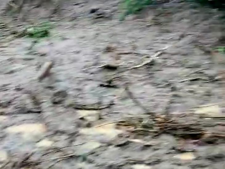 पठानकोट में भारी बारिश से भूस्खलन:  धारकलां में सड़क बाधित, नारायणपुर-लधेटी रोड धंसा, कई गांवों का संपर्क टूटा – Pathankot News