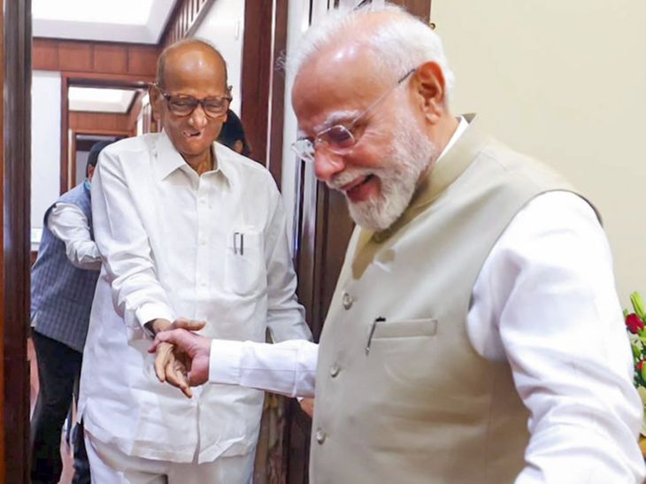 PM मोदी से मिले NCP(SP) चीफ शरद पवार:  बेटी सुप्रिया सुले भी साथ थीं, एक दिन पहले CJP चीफ दीपके से मिले थे