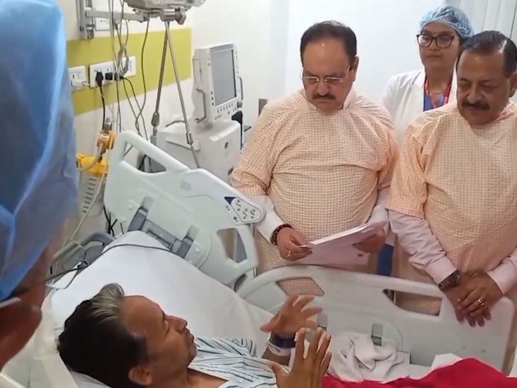 सोनम वांगचुक ने 27वें दिन भूख हड़ताल खत्म की:  जेपी नड्डा और जितेंद्र सिंह की मौजूदगी में अस्पताल में अनशन तोड़ा, CJP का देशभर में प्रदर्शन