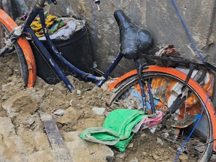 अबोहर में गरीब परिवार के घर की छत गिरी:  बरामदे में पढ़ रही बच्ची बाल-बाल बची, सामान मलबे में दबा – Abohar News