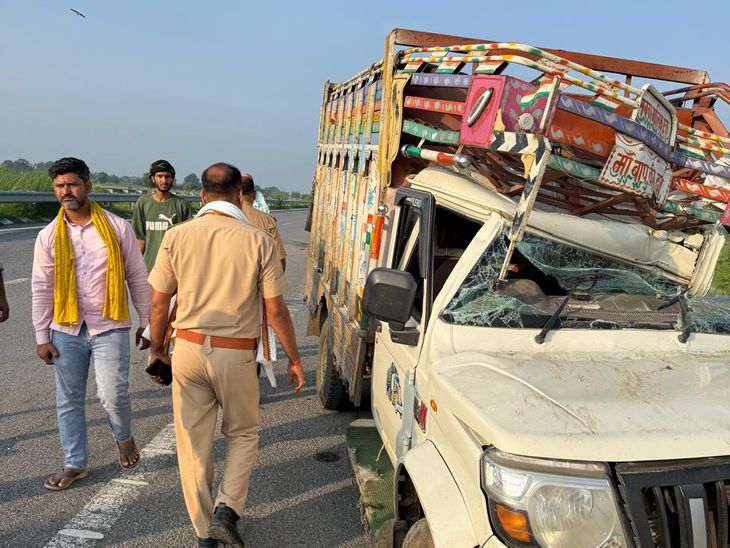 बुंदेलखंड एक्सप्रेसवे पर भीषण सड़क हादसा: जालौन के दो पशु व्यापारियों की मौत