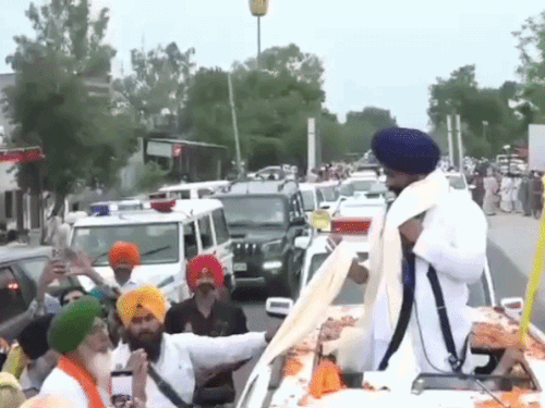 मीरी-पीरी खालसा-मार्च में AAP विधायक से बोले जत्थेदार:  धार्मिक मामलों में दखल बंद करे सरकार, युवाओं को नशे से बचाए – Amritsar News