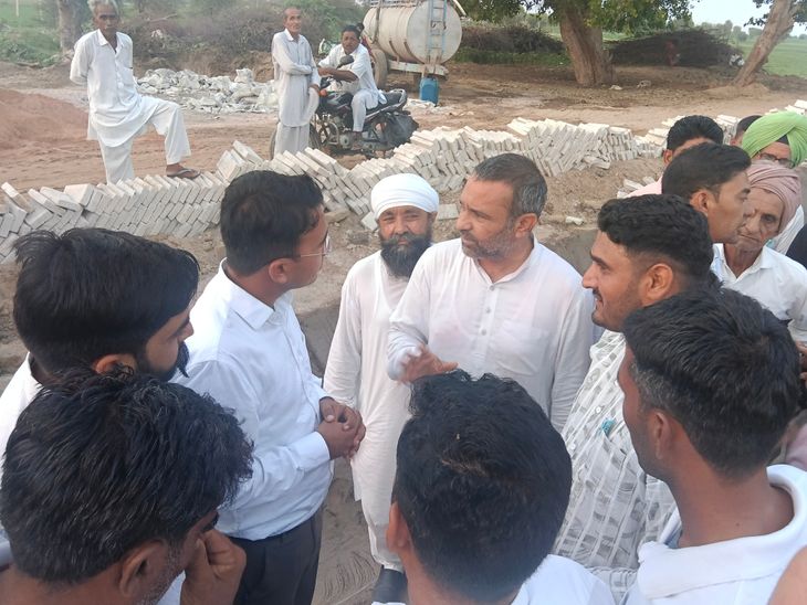 पूर्व MLA अभिषेक मटोरिया का रामसरा माइनर निर्माण का निरीक्षण: गुणवत्ता बनाए रखने और समय पर कार्य पूरा करने ... - Dainik Bhaskar