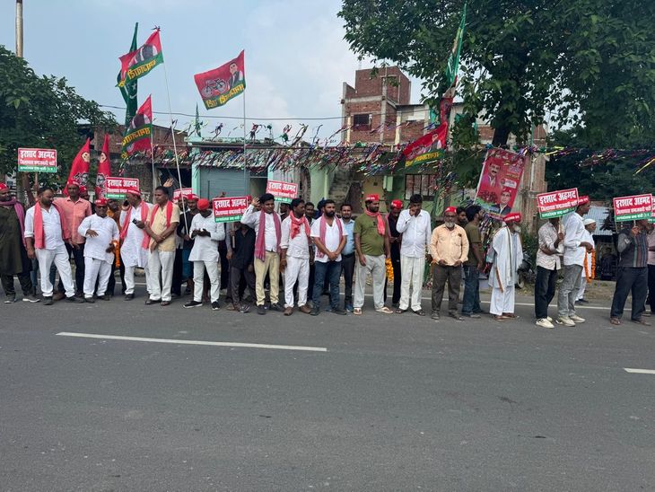 samajwadi-party-state-president-shyamlal-pal-basti-visit-pokharni-news