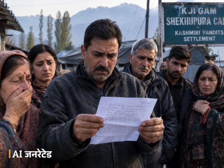 
                 आतंकियों ने फिर भेजी कश्मीरी पंडितों को धमकी भरी चिट्ठी:6000 कर्मचारियों में डर, दफ्तर नहीं जा रहे; शाम से पहले ही घरों में कैद हो रहे 
            