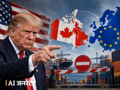 Donald Trump Threatens EU With Heavy Tariffs Over Canada Trade Deal