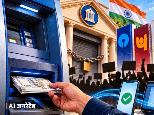 रविवार को बैंक खुले, सोमवार से तीन दिन हड़ताल