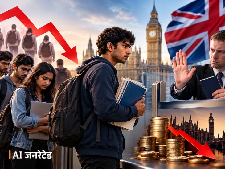 ब्रिटेन में भारतीय छात्रों की संख्या 20% घटने की आशंका