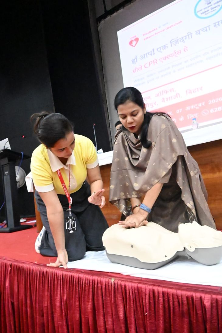 Correct CPR in cardiac arrest can save lives