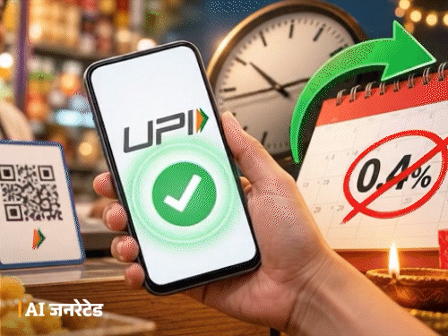 UPI ಶುಲ್ಕ ಮುಂದೂಡಿಕೆ: ಹಬ್ಬದ ಸೀಜನ್ನಲ್ಲಿ ವಹಿವಾಟು ಉಚಿತ