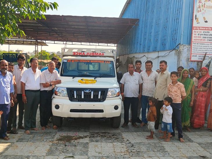 Jhalawar Shrikrishna Gaushala Launches Ambulance Service For Injured Cattle