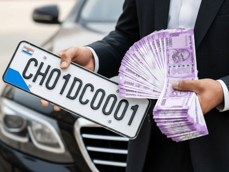 Chandigarh VIP Number Auction | Fancy Number CH01-DG-0001 Sold for Lakhs