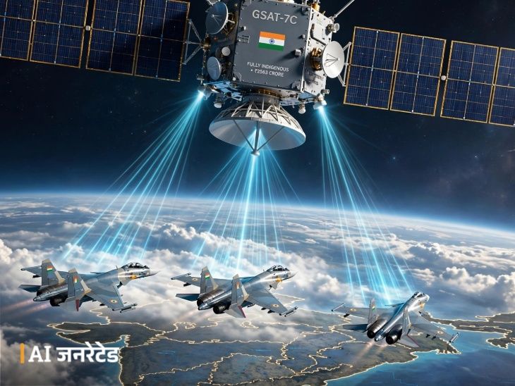 Indian Air Force GSAT-7C Satellite Launch