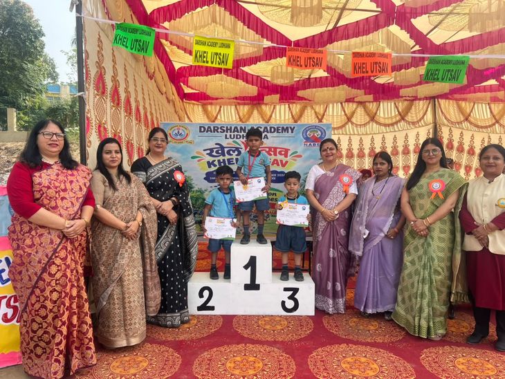 The little ones showed their strength in the sports festival.