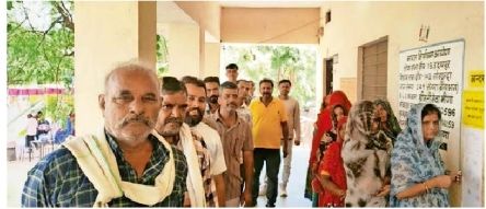 udaipur panchayat samiti elections phase 2 photographic view