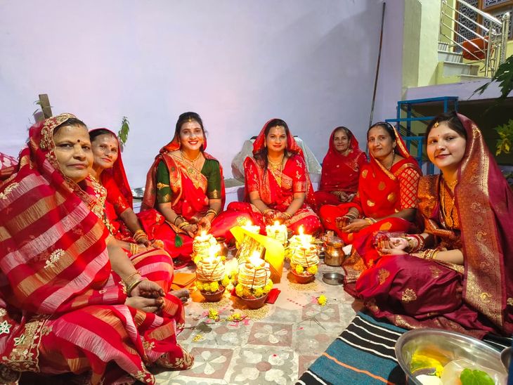In Suket, women observed fast and performed mass worship.