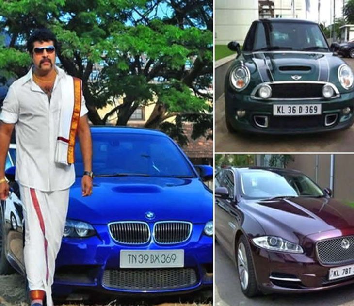 South Superstar Mammootty Have 369 Cars