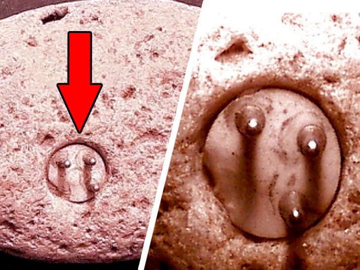 A 100,000-Year-Old Electrical Component Embedded In Stone