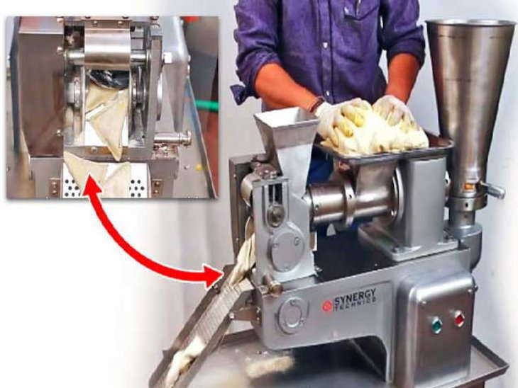The all new automatic samosa making machine