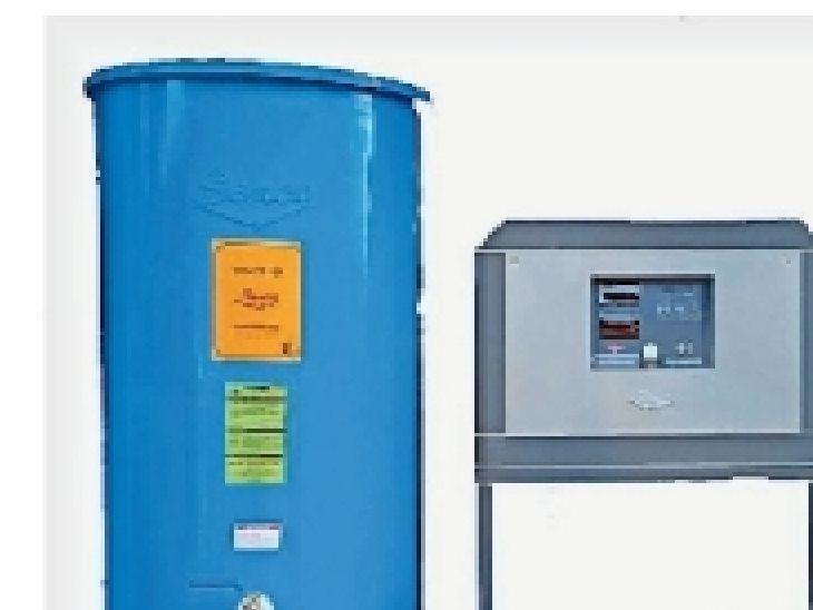 Electrochlorination system for purification in water supply scheme