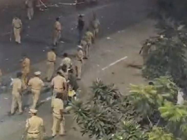 Police baton charge| the incident happened while the tricolor rally was ...