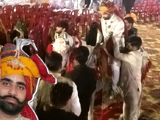 लग्नाच्या मिरवणुकीत घोड्यावरच नवरदेवाचा मृत्यू: आधी डीजेवर नाचला होता; मध्य प्रदेशच्या श्योपूरमधील घटना लग्नाच्या मिरवणुकीत घोड्यावरच नवरदेवाचा मृत्यू: आधी डीजेवर नाचला होता; मध्य प्रदेशच्या श्योपूरमधील घटना