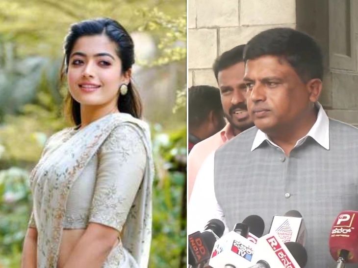 काँग्रेस आमदार रश्मिका मंदानावर भडकले:  म्हणाले- बंगळुरू फिल्म फेस्टिव्हलमध्ये आमंत्रित केल्यावर अभिनेत्री म्हणाली मला माहिती नाही कर्नाटक कुठे आहे, धडा शिकवू नये का?