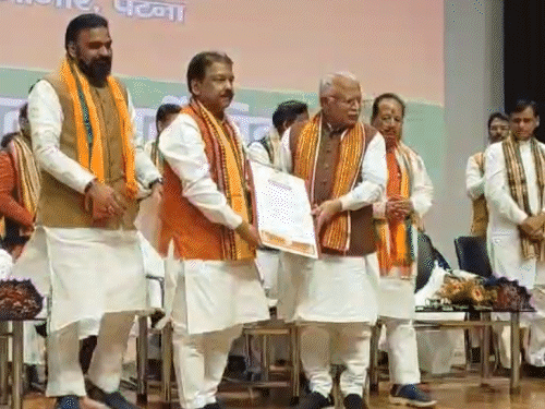 खट्टर म्हणाले- नितीश यांच्या नेतृत्वाखाली NDA सरकार स्थापन करेल:  ‘बिहार आहे तयार, पुन्हा NDA सरकार’चा नारा; दिलीप जयस्वाल बिहार भाजपचे अध्यक्ष बनले